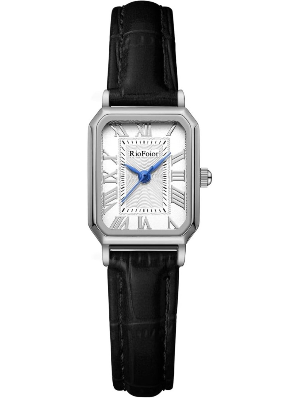 Chic Vintage Gold Women's Watch - Small Rectangular Case, Roman Dial, Leather